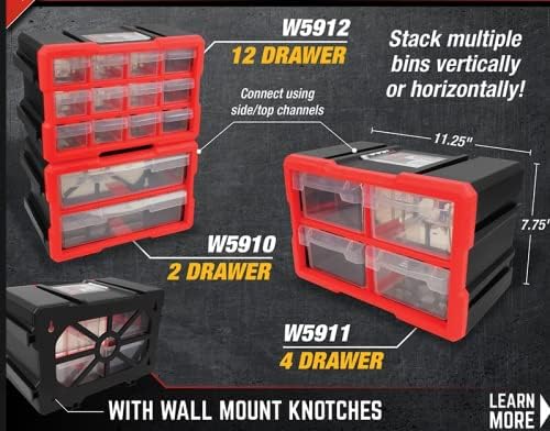 Performance Tool W5910 2-Drawer Interlocking