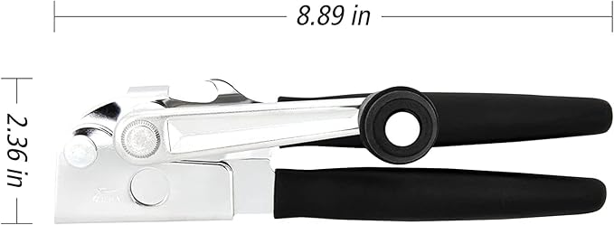 Heavy Duty Commercial Can Opener - Manual Hand Held - Industrial for Big Cans - Easy Crank, Abridor