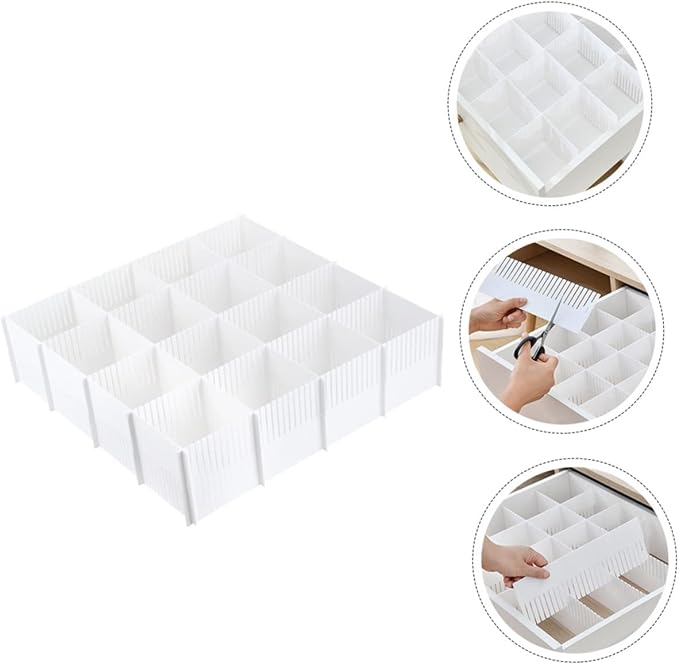 PRETYZOOM 10pcs Home Drawer Separator Multipurpose Drawer Divider Neat Orderly Storage