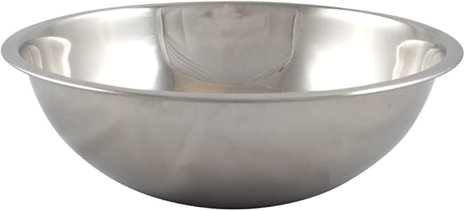 American METALCRAFT, Inc. SSB400 Stainless Steel Mixing Bowl, 10.5' Diameter, Silver, 4-Quart