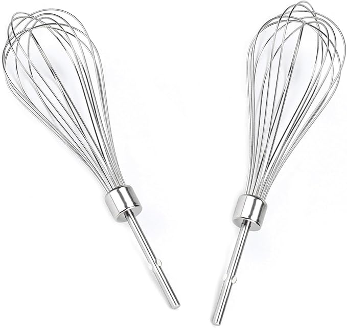 Kitchen Hand Mixer Whisk Attachments FOR KitchenAid Whisk KHMPW,KHM512BM KHM2B, AP5644233, KHM3, KHM5, W10720799, Kitchenaid Egg Beater - 2 Pack