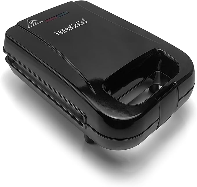2-in-1 Waffle Maker Pancake Maker with Removable Plates