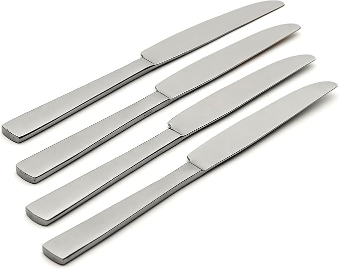 Robinson Nocha 4PK Dinner Knives, Set of 4, Stainless Steel