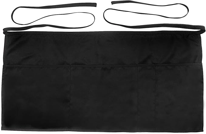 Xeoxarel Aprons with 4 Pockets (Available in 3 Pack / 7 Pack) 23.5'' X 11.5''