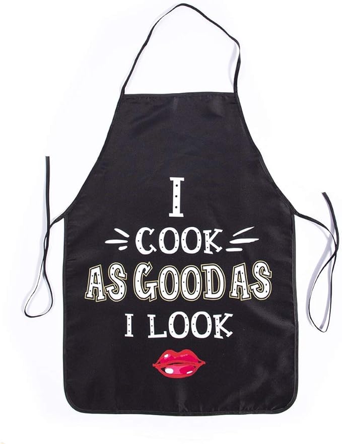Funny Apron for Men Women Baking Gardening Sewing BBQ Waterproof Cute Gifts