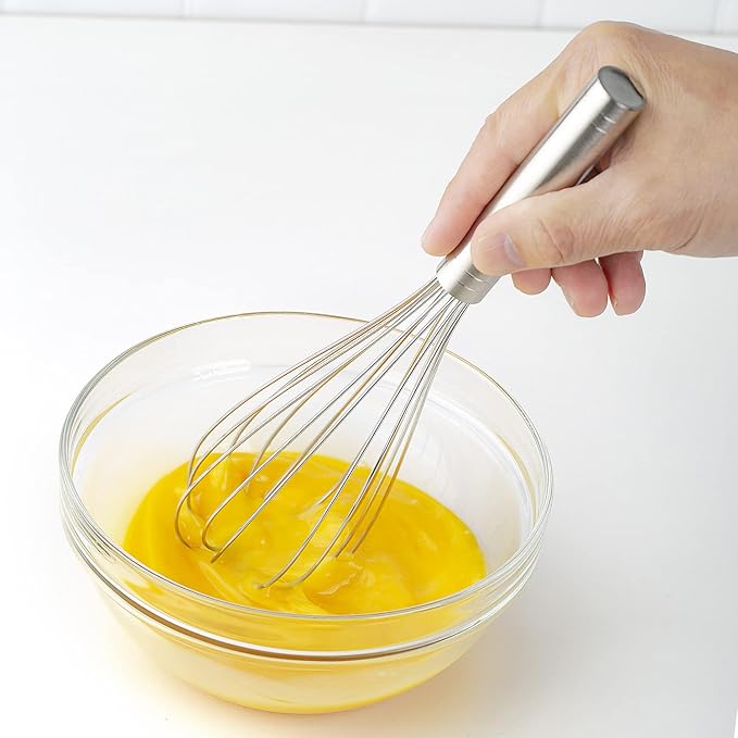 Prepworks by Progressive 10" Balloon Whisk, Handheld Steel Wire Whisk Perfect for Blending, Whisking, Beating and Stirring, BPA Free, Dishwasher Safe, Stainless Steel, Model Number: BA-3024