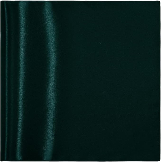 KKJIAF 50 Pack Hunter Green Square Satin Napkins 17x17 Inch Soft Smooth Cloth Napkins,Silky Table Napkin for Wedding Banquet Party Decoration