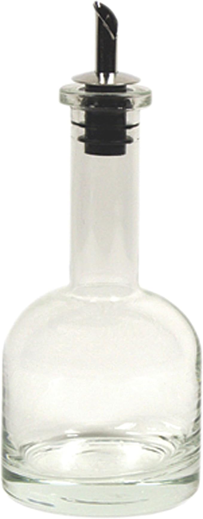 Fox Run Olive Oil and Vinegar Drizzler Bottle, Long Neck, Glass, 7.75" x 3.25"