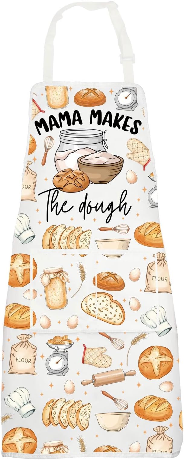 JNIAP Bread Baking Apron Bread Baker Aprons i Loaf Sourdough Baking Mom Gifts Baking Master Apron