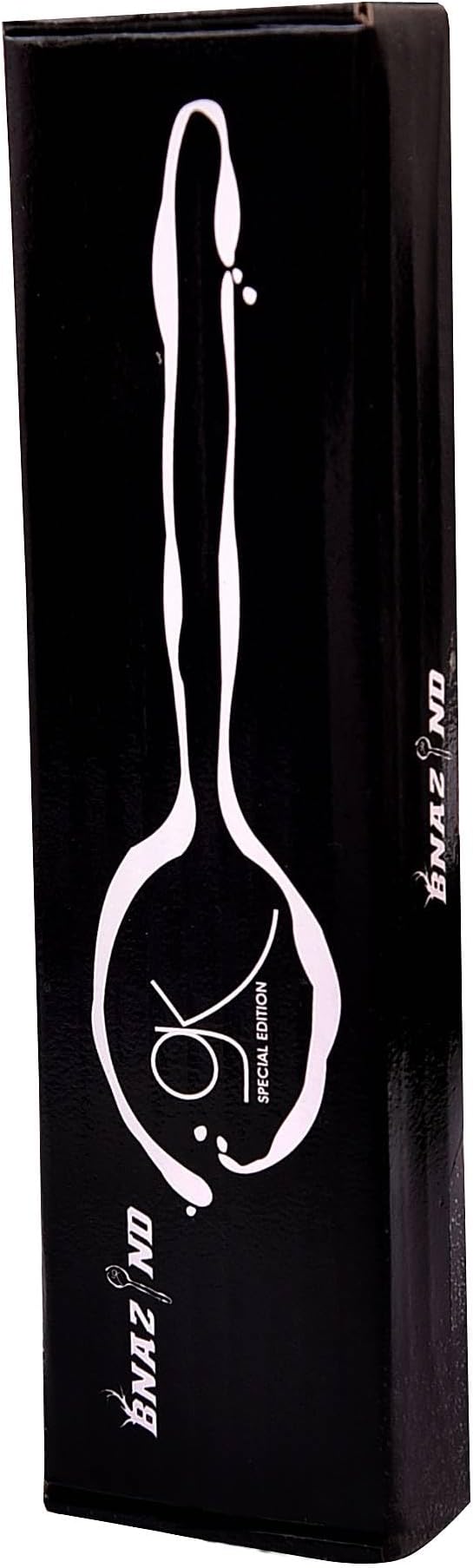 Kunz Perforated and Regular Set | Pack of 2 | 9 Inch 18/10 Stainless Steel Cooking Serving Spoon | Daily Chef, Basting, Quenelle, Saucing, Plating Spoon | Dishwasher safe