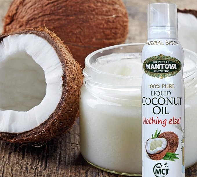 Mantova Flaxseed Oil, 100% Pure Cooking Spray with Omega-6, perfect for Keto snacks, baking, or seasoning for cooking, our oil dispenser bottle lets you spray, drip, or stream with no waste, 5 oz