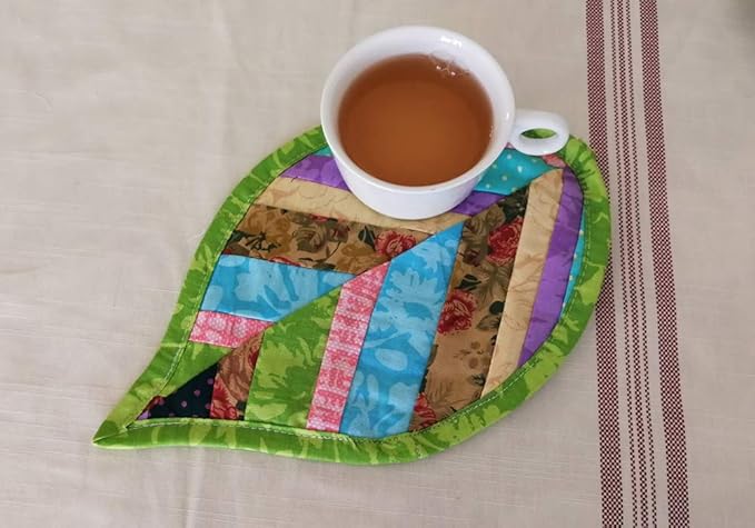 Newamishquilt 4 PCS Leaves Pot Holders for Kitchen Hot Pads 100% Cotton for BBQ/Cooking/Baking/Grilling/Microwave/Barbecue
