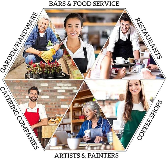 oFloral Soccer Football in Goal Net Bib Apron with Adjustable Neck for Men Women,Suitable for Home Kitchen Cooking Waitress Chef Grill Bistro Baking BBQ Apron