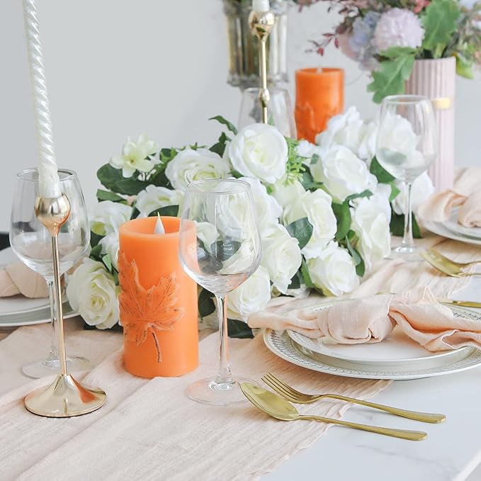 Dinner Cloth Napkins 10 Pack,Gauze Napkins Soft Cotton,Washable Napkins Great for Wedding Decorative Parties,Family Everyday Use,40 * 40cm (16 * 16 inches),Blush Pink
