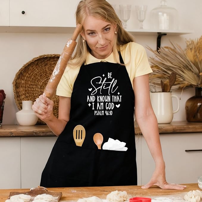 Funny Apron For Women Men Cooking Baking BBQ Grill Chef Waterproof Aprons Birthday Valentine's Gifts For Mom Dad Wife