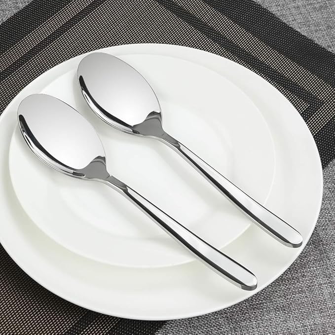 Kekow 8-Piece Stainless Steel Buffet Serving Spoons