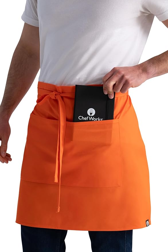 Chef Works Unisex Half Bistro Server Apron