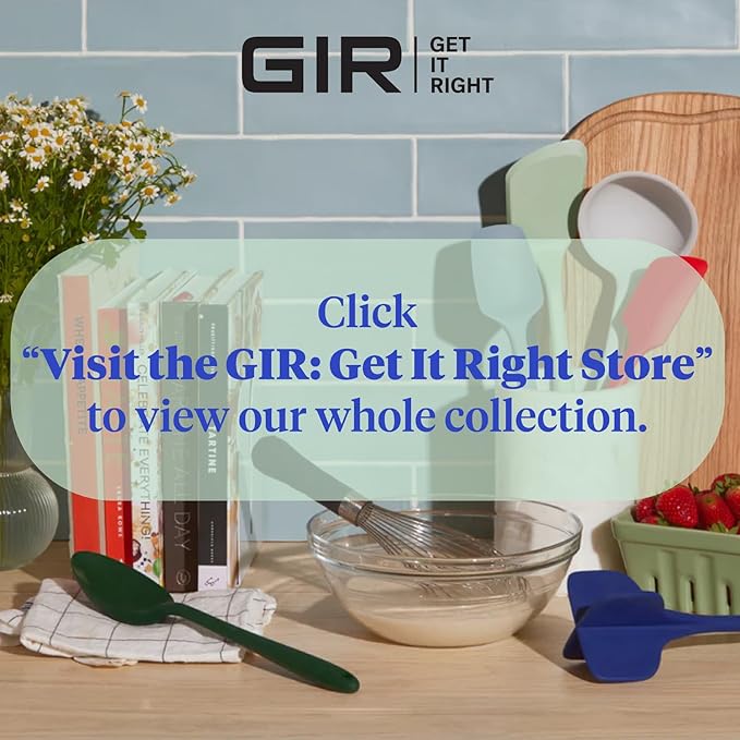 GIR: Get It Right Silicone Ladle Spoon – High Heat Resistant Kitchen Tool, Durable Cooking Utensil for Serving Soups, Stews, Sauces, and Dressings, Ultimate - 13IN - Black
