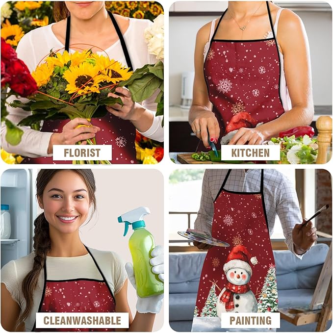 Funny Apron for Men Women Baking Gardening Sewing BBQ Waterproof Cute Gifts