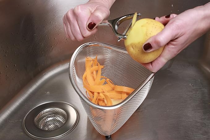 RSVP International Vegetable Peelers and Slicing Kitchen Collection, Y-Shaped Peeler, Stainless Steel