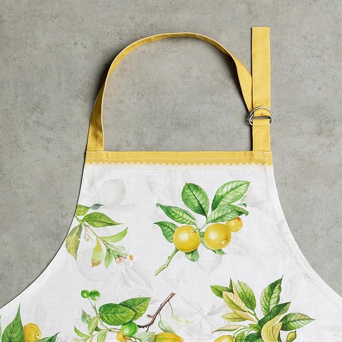 Maison d' Hermine 100% Cotton Apron for women with Pocket Kitchen Chef Apron for Men Cooking Mothers Day Gifts