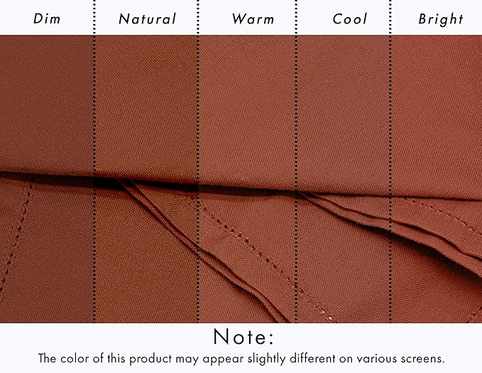 Ruvanti Cloth Napkins Set of 12, 100% Cotton High GSM 18x18 Inches, Hem Stitched Corners, Soft, Washable, Highly Durable & Absorbent, Perfect for Parties, Christmas, Thanksgiving Dinners – Rust