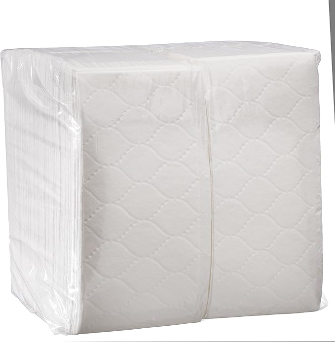 100 Count White Luxury Linen-Feel Paper Towels, Soft And Absorbent Cloth-Like Disposable Napkins For Bathroom, Kitchen, Weddings, Parties, Dinners Or Events – Disposal Hand Towels