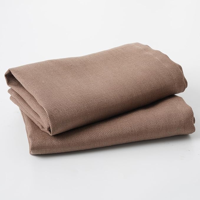 Linen Thick Kitchen Towels Set of 2-100% Linen Dish Towels with Hanging Loops, Super Soft Quick Dry Tea Towels Stonewashed and Handcrafted 17.7 x 23.6 Inch,Dark Khaki