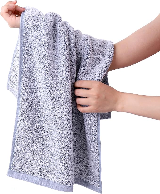 Everplush 4-Piece Premium Hand Towel Sets: Super-Soft, Highly Absorbent & Quick Drying Bathroom Towels – Versatile for Hotel, Bathroom, Shower, Spa, 16x30 Inches (Dusk, 16" x 30")