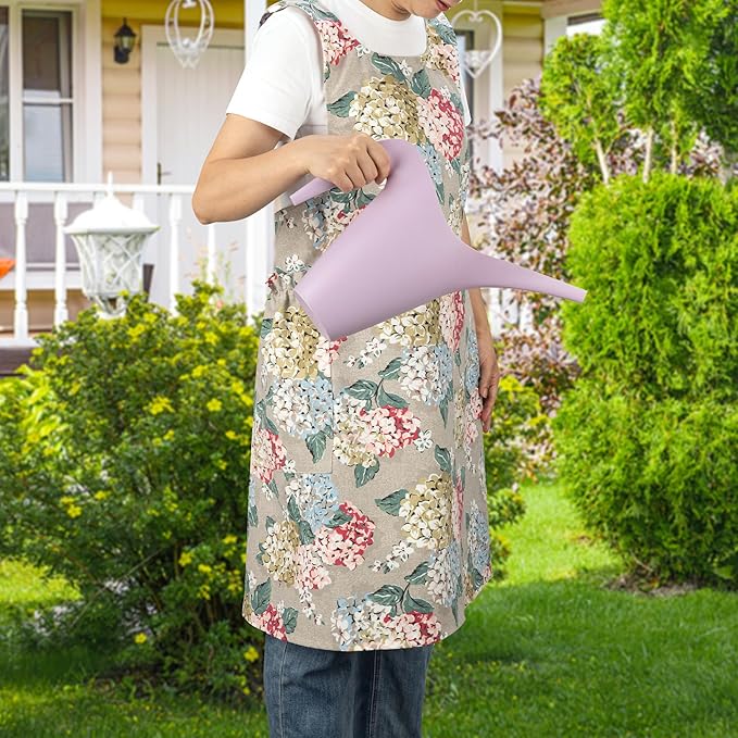 NEOVIVA Kitchen Aprons for Women with Pockets,Cooking Aprons for Women,Vintage Apron for Baking Gardening,Gifts for Mothers