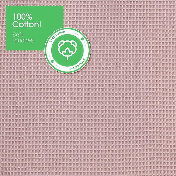 5 Pack Hand Towels, Bath Towels, Kitchen Towels and Dishcloths Sets, 30 x 14 Inches, Absorbent Dish Towels for Kitchen, Microfiber Cleaning Cloth, Waffle Kitchen Towels (Multicolored)
