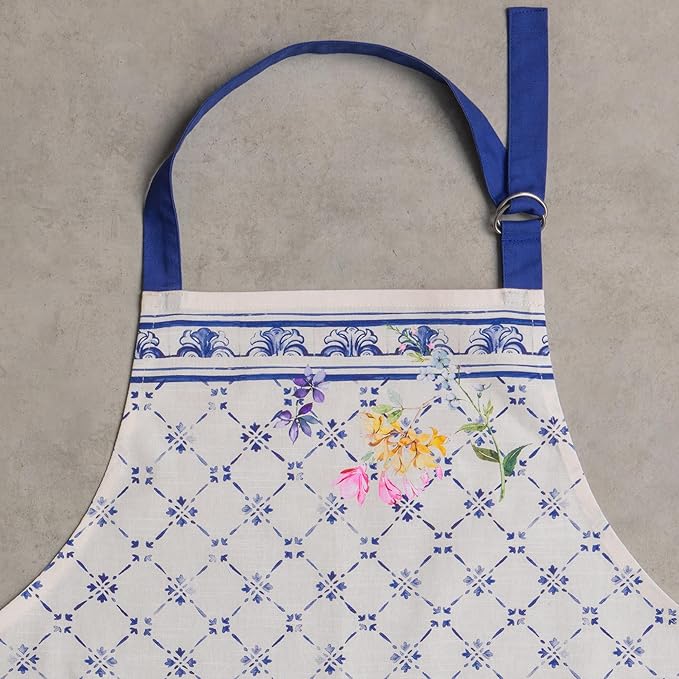 Maison d' Hermine 100% Cotton Apron for women with Pocket Kitchen Chef Apron for Men Cooking Mothers Day Gifts