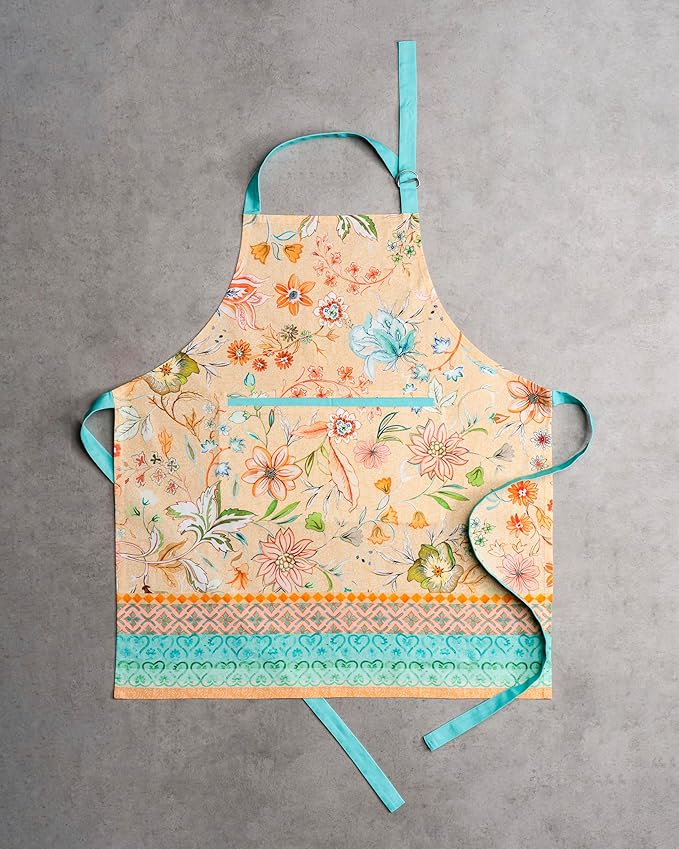 Maison d' Hermine 100% Cotton Apron for women with Pocket Kitchen Chef Apron for Men Cooking Mothers Day Gifts