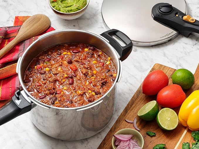 Zavor DUO 8-pc Pressure Canning Set - Pressure Cooker 10 Quart w/Complete Pressure Cooker Canning Kit, including Wide Mouth Canning Funnel, Canning Rack & 5 other Essential Canning Tools