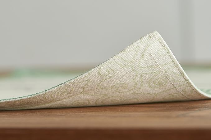 Maison d' Hermine Placemats Set of 2 100% Cotton Washable Cloth Place Mats Reusable Table Mats for Kitchen Dining Party Wedding Gifts for Mothers Day Spring/Summer (Jardin Du Roy, 13" x 19")