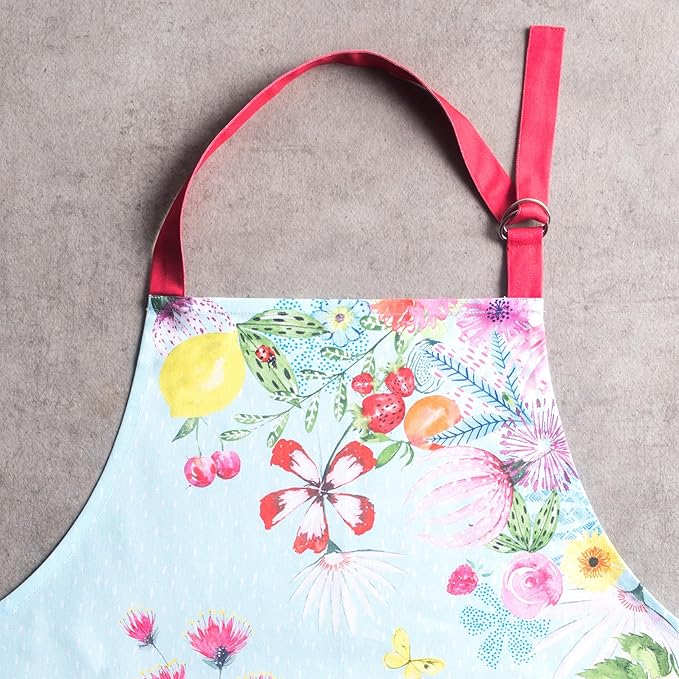 Maison d' Hermine 100% Cotton Apron for women with Pocket Kitchen Chef Apron for Men Cooking Mothers Day Gifts