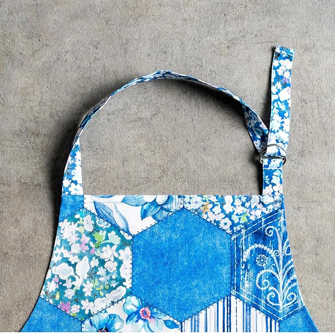 Maison d' Hermine 100% Cotton Apron for women with Pocket Kitchen Chef Apron for Men Cooking Mothers Day Gifts