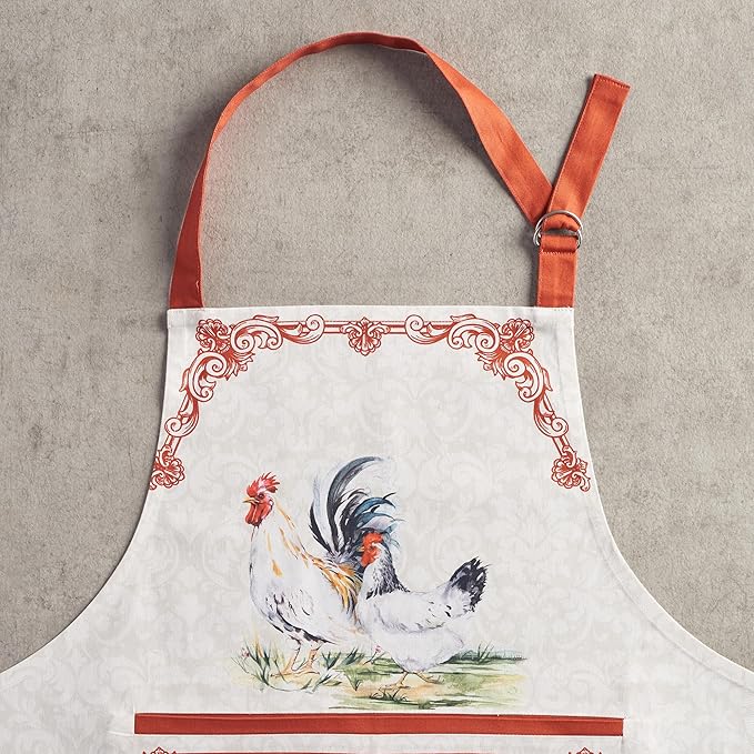 Maison d' Hermine 100% Cotton Apron for women with Pocket Kitchen Chef Apron for Men Cooking Mothers Day Gifts