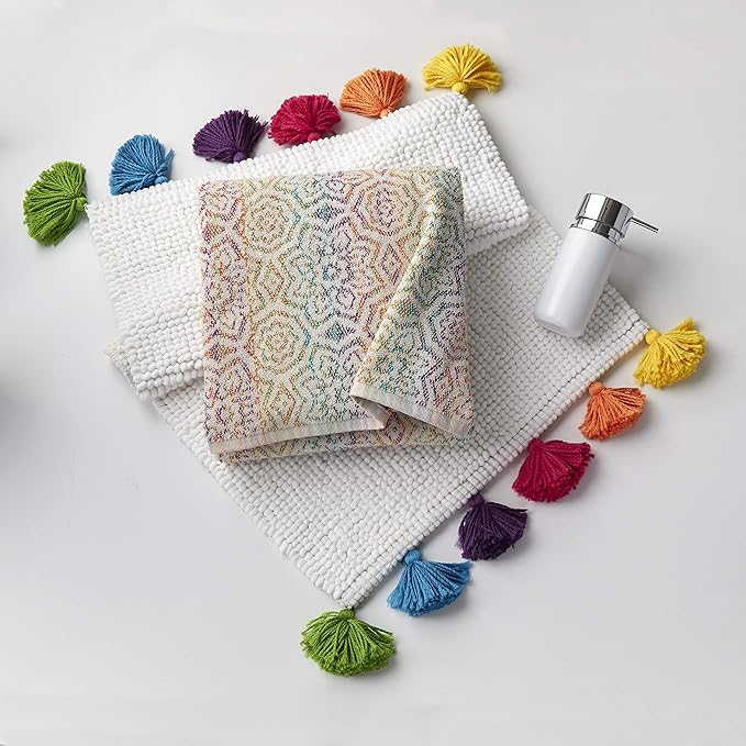 SKL Home Rhapsody Jacquard Bath Towel, Multi