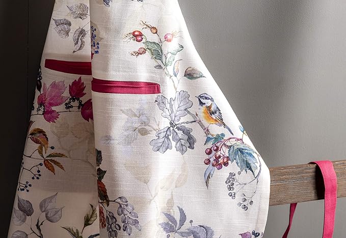 Maison d' Hermine 100% Cotton Apron for women with Pocket Kitchen Chef Apron for Men Cooking Mothers Day Gifts