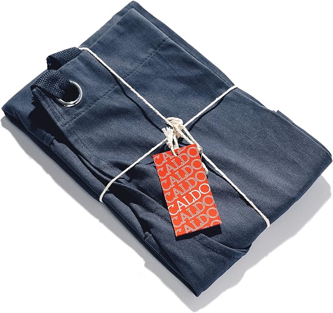 Caldo Crossback Kitchen Apron for Cooking (Navy)