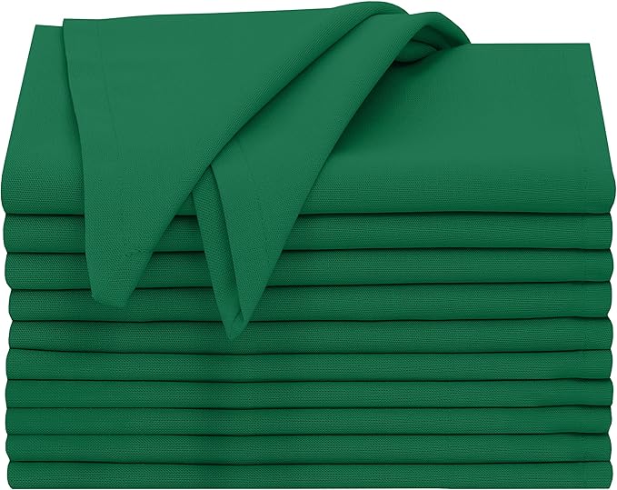 Ruvanti Cloth Napkins Set of 12, 18x18 Inches, 100% Cotton, Washable, Soft & Absorbent, Perfect for Wedding, Christmas, Thanksgiving Dinners - Amazon