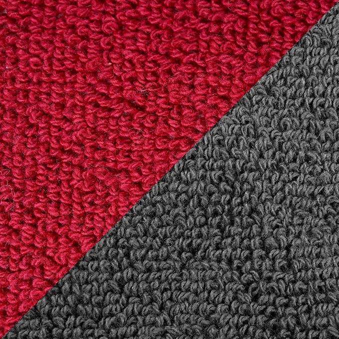 RITZ Terry Pocket Mitt & Hot Pad: Unparalleled Heat Resistant, Durable 100% Cotton – Ergonomically Designed for Optimal Grip – Easy-Care Machine Washable – 4-Pack, Graphite/Paprika