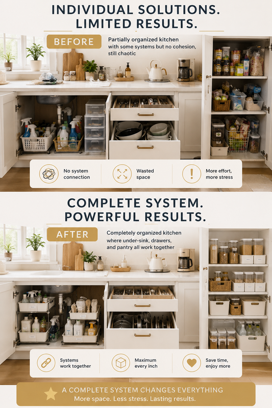 The Complete Kitchen Organization Ecosystem: Why System Beats Individual Products