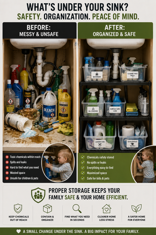 Safe, Efficient, Accessible: The Complete Guide to Under-Sink Organization