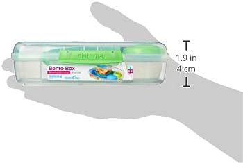 Sistema To Go Collection Large Bento Box Plastic Lunch and Food Storage Container