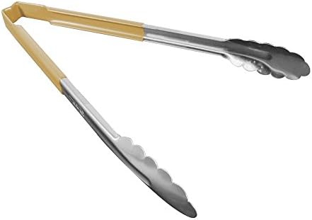 Vollrath 4781260 Kool-Touch Tan Handled 12" Utility Tong