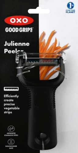 OXO 0719812003665 Good Grips Julienne Peeler, one Size, Multi (Pack of 2)
