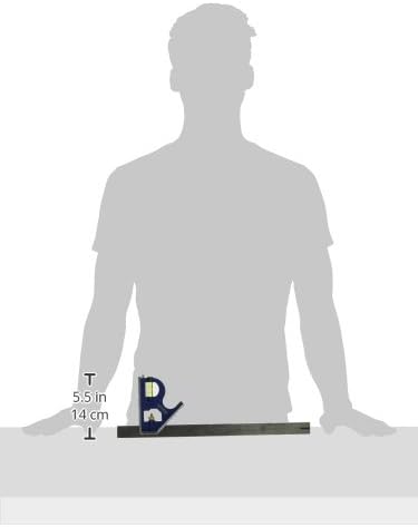 IRWIN Tools Combination Square, Metal-Body, 16-Inch (1794471), Blue