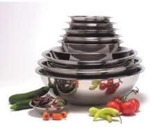 American METALCRAFT, Inc. SSB1600 Mixing Bowl, Stainless Steel, 16 Quarts, 17-1/2' Dia.